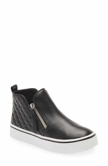 Steve Madden JVicey Quilted Zip Sneaker