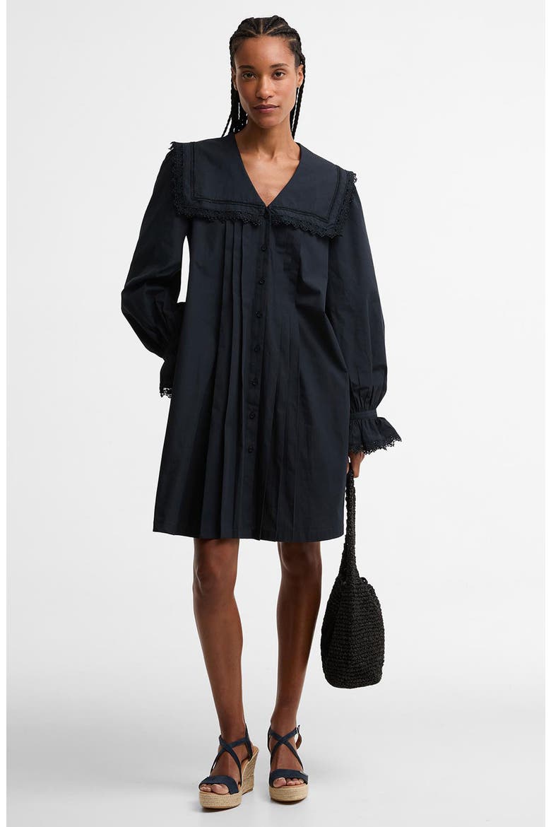 Tisbury Long Sleeve Minidress, Alternate, color, DARK NAVY