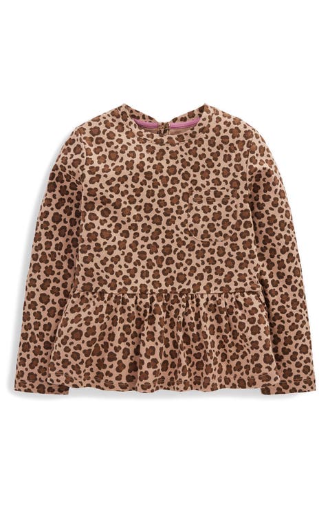 Kids' Long Sleeve Peplum T-Shirt