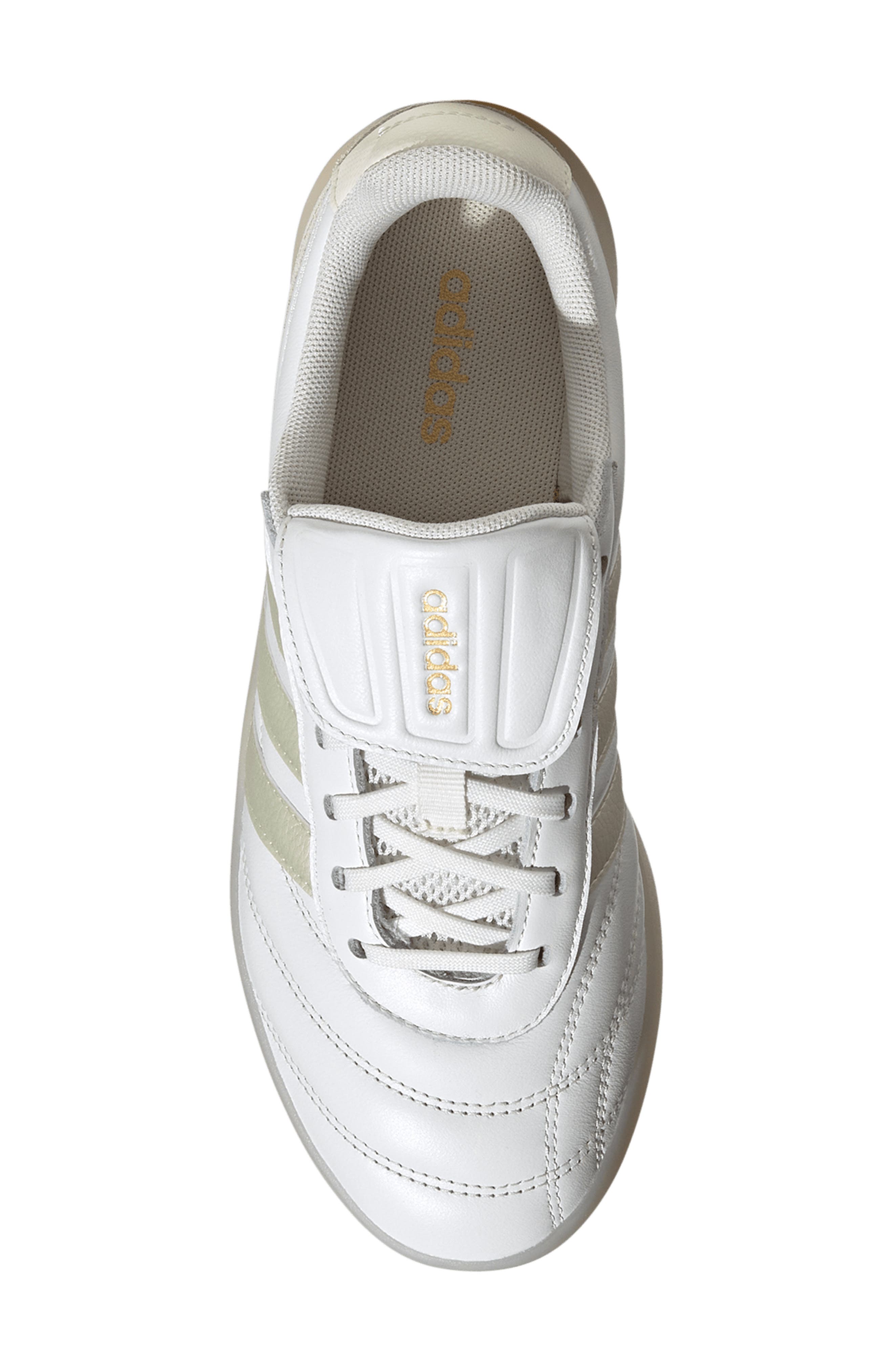 Barreda Mundial Sneaker, Alternate, color, WHITE/ ICE GOLD MET./ GOLD