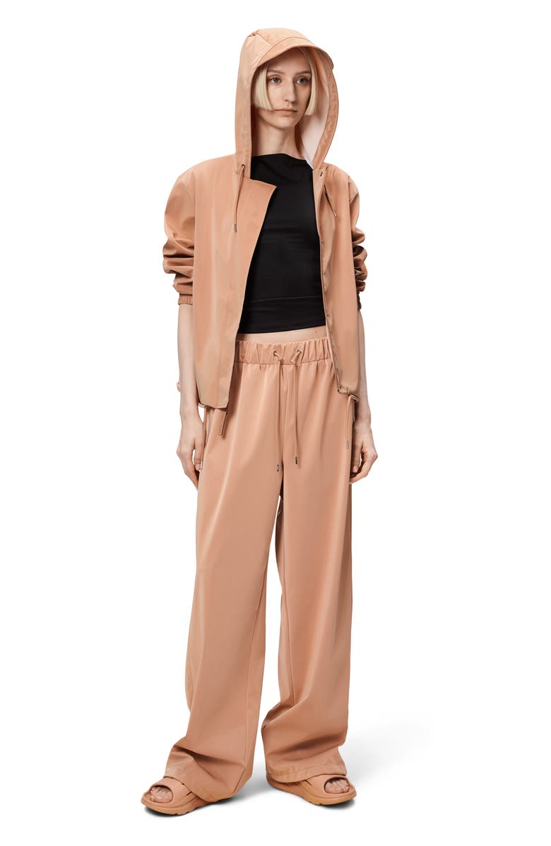 Rains Waterproof Hooded Rain Jacket, Alternate, color, Coy