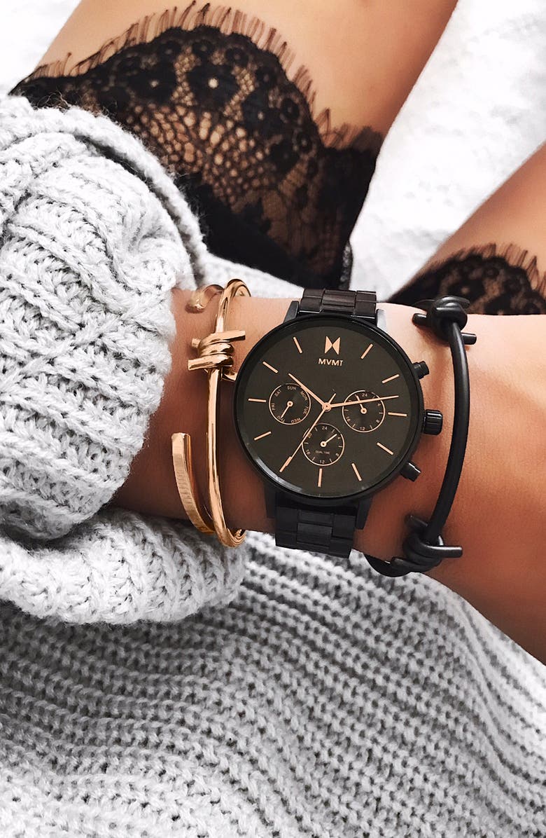 MVMT WATCHES MVMT Nova Chronograph Bracelet Watch, 38mm, Alternate, color,