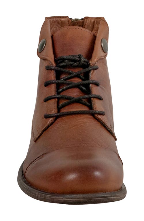 Miz Mooz Lennox Lace-up Bootie In Brown