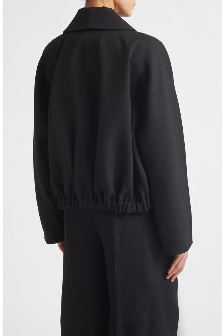 Arden Virgin Wool Bomber Jacket, Alternate, color, BLACK