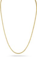 GLAZE JEWELRY 18k Gold Plated Sterling Silver Brillio Chain Necklace