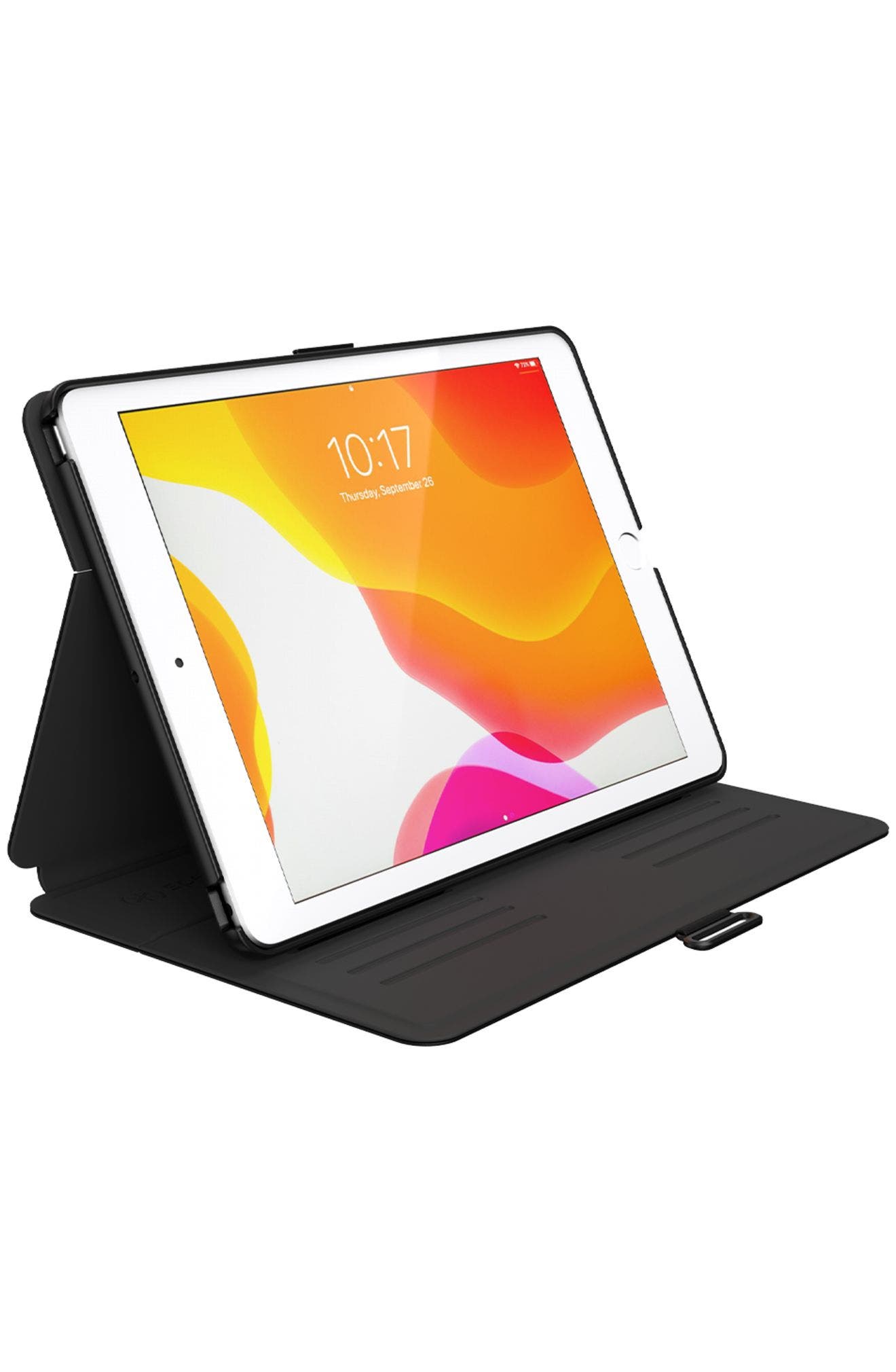 Speck Balance Folio Case for Apple iPad 10.2, Alternate, color, Black