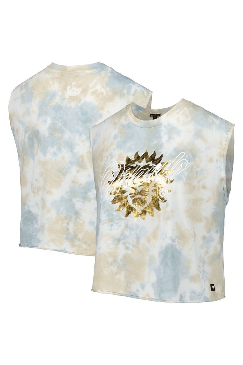 Women's The Wild Collective Orlando City SC Tie-Dye Jersey Tank Top, Main, color, Khaki