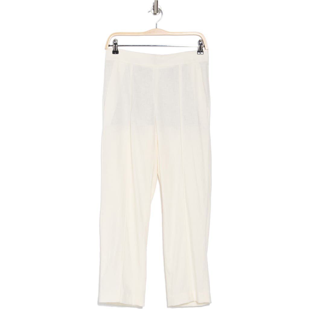 Vince Mid Rise Tapered Pull-on Pants In Off White