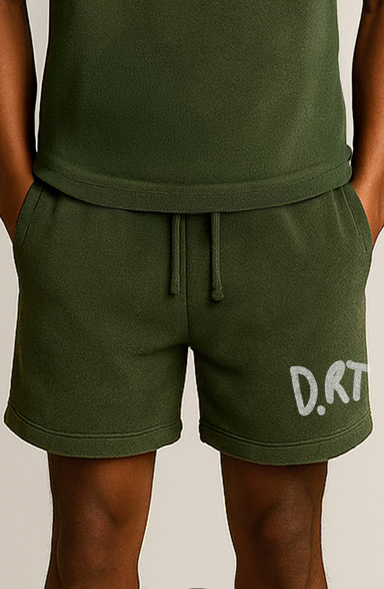 D.RT Classic Cotton Terry Shorts, Alternate, color, Green