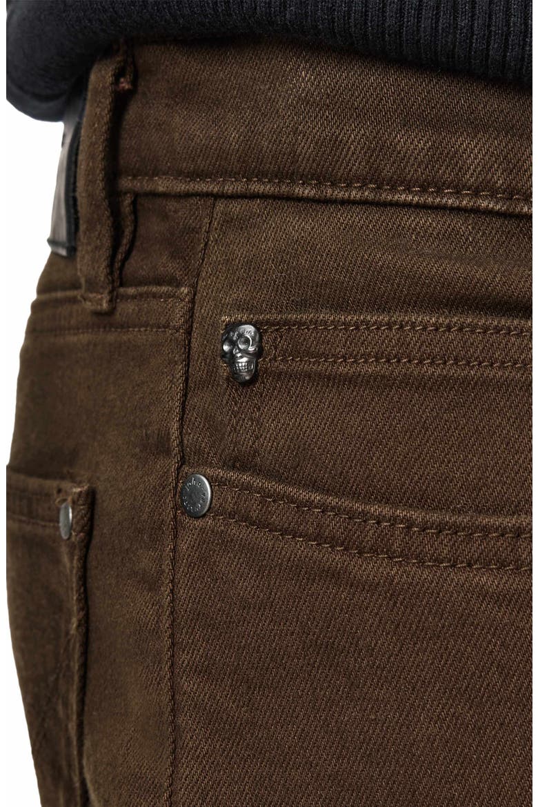 J702 Slim Fit Jeans, Alternate, color, DARK BROWN