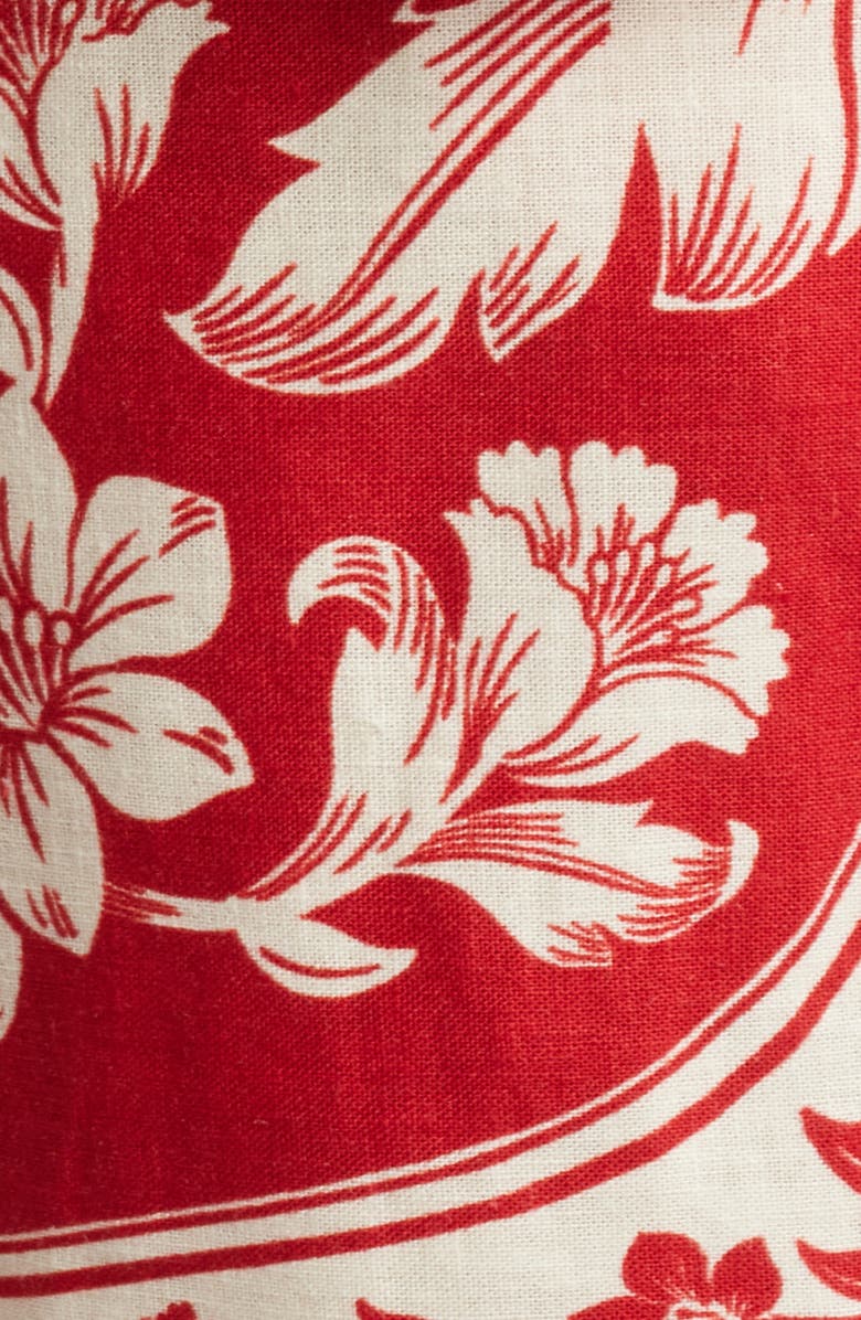 FARM Rio Guanacaste Gathering Print Romper, Alternate, color, Red