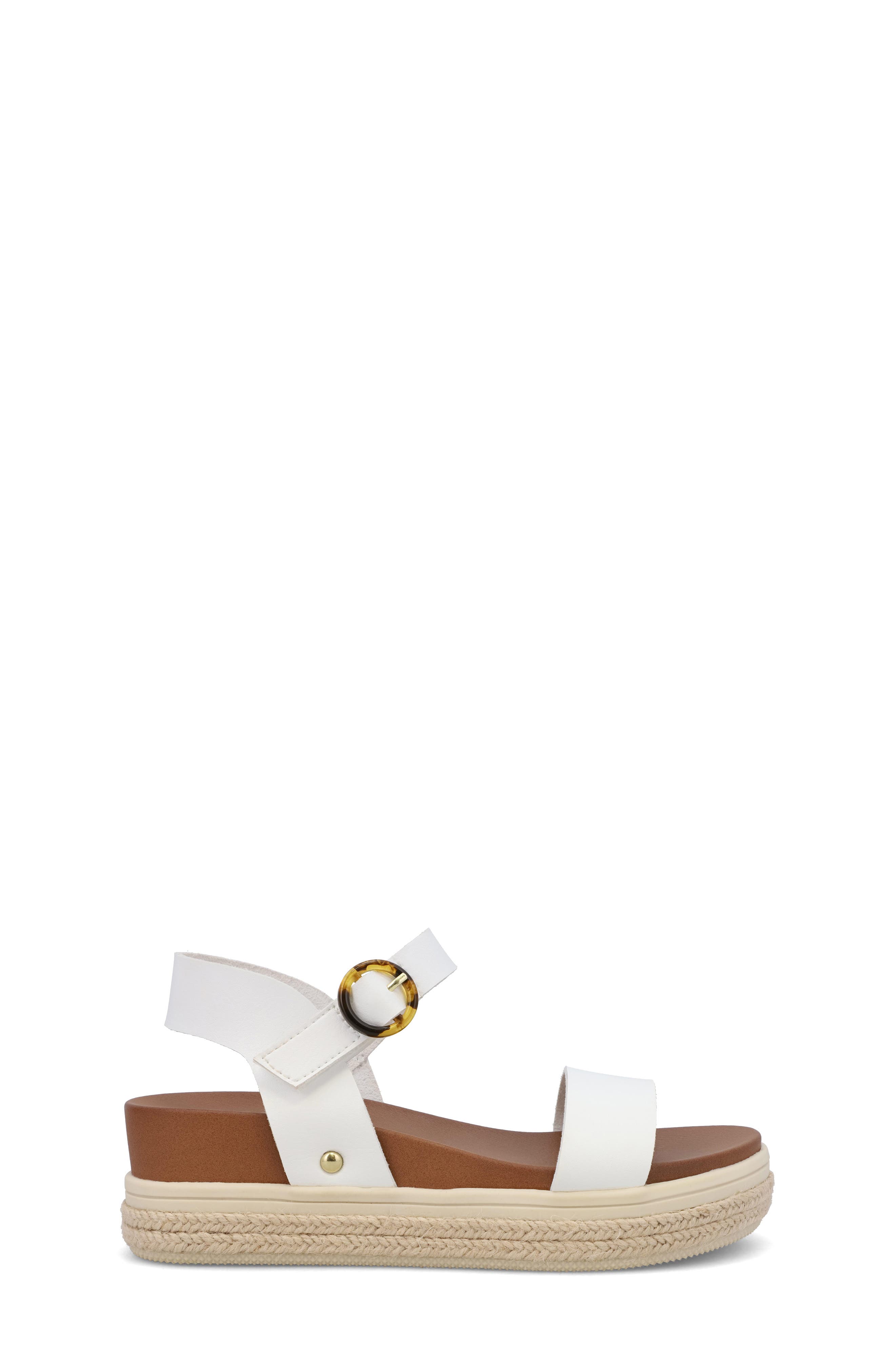 MIA Kids' Pyper Platform Sandal, Alternate, color, White