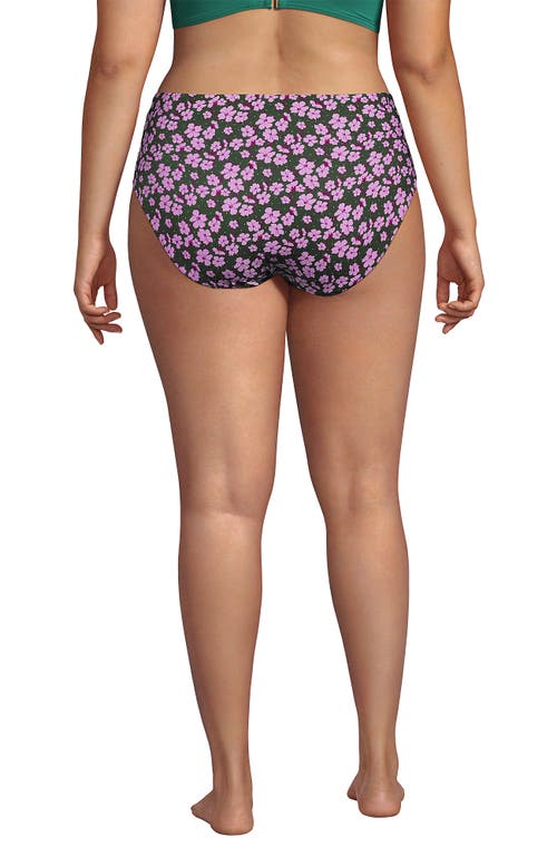 LANDS' END LANDS' END CHLORINE RESISTANT MID RISE CLASSIC BIKINI BOTTOMS