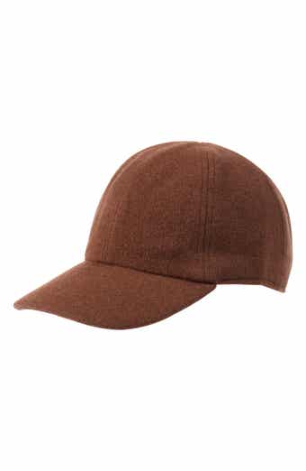 Wool & Cashmere Faux Shearling Lined Knit Baseball Cap