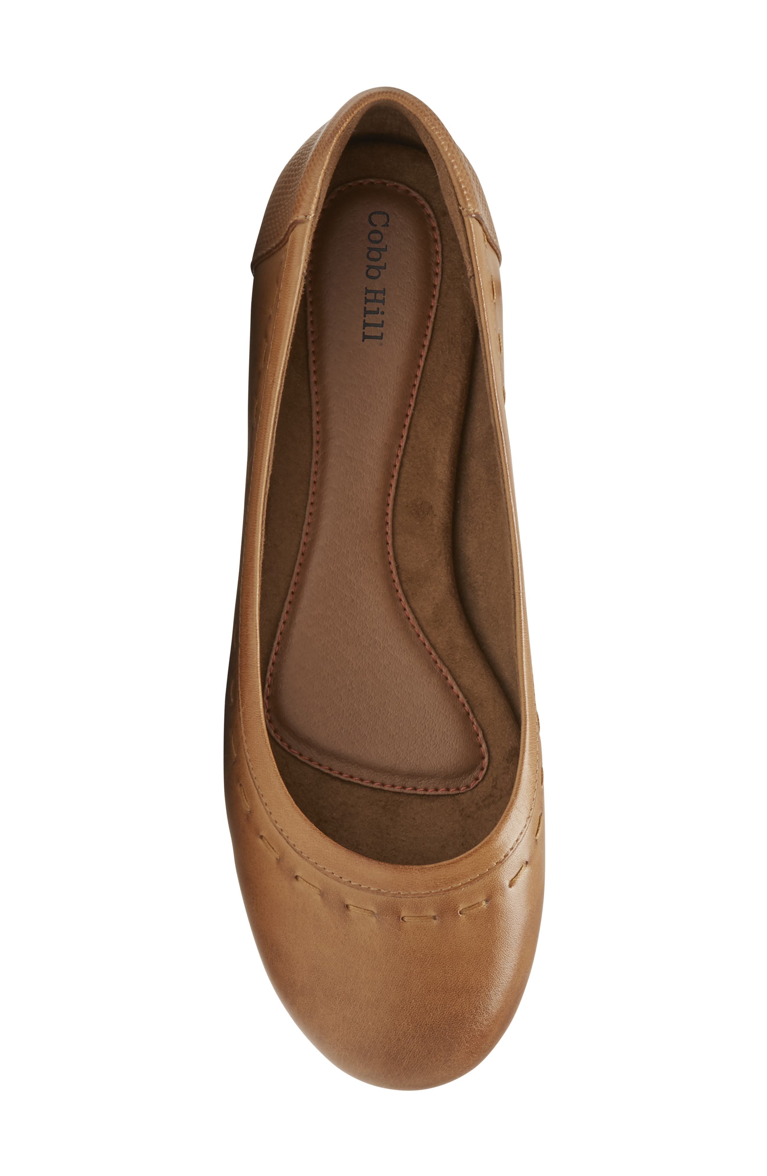 Maiika Ballet Flat, Alternate, color, TAN LEATHER