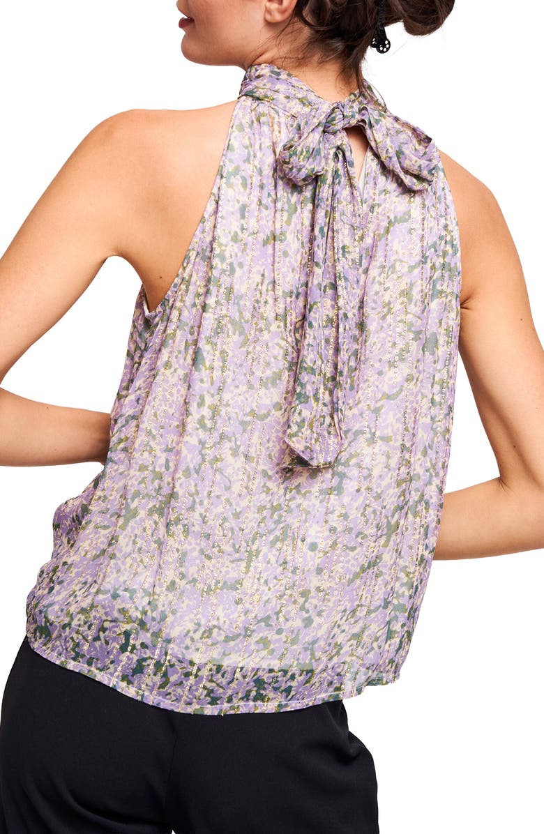 CIEBON Etna Halter Top, Alternate, color, Purple