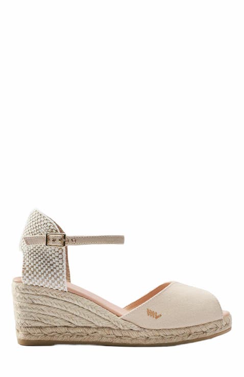 Sacova Canvas Espadrille Sandal Wedges