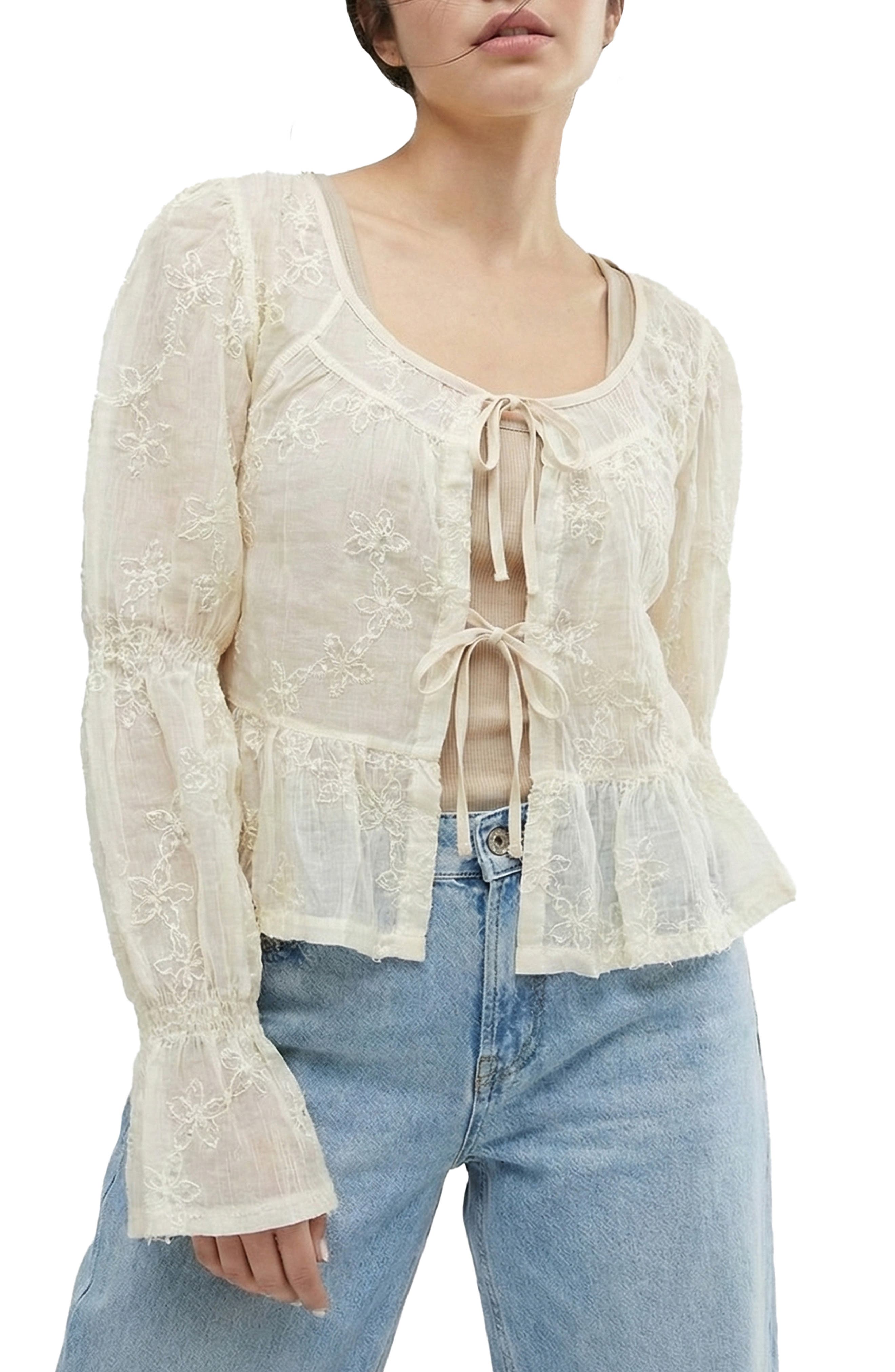 SAACHI Tie Front Topper