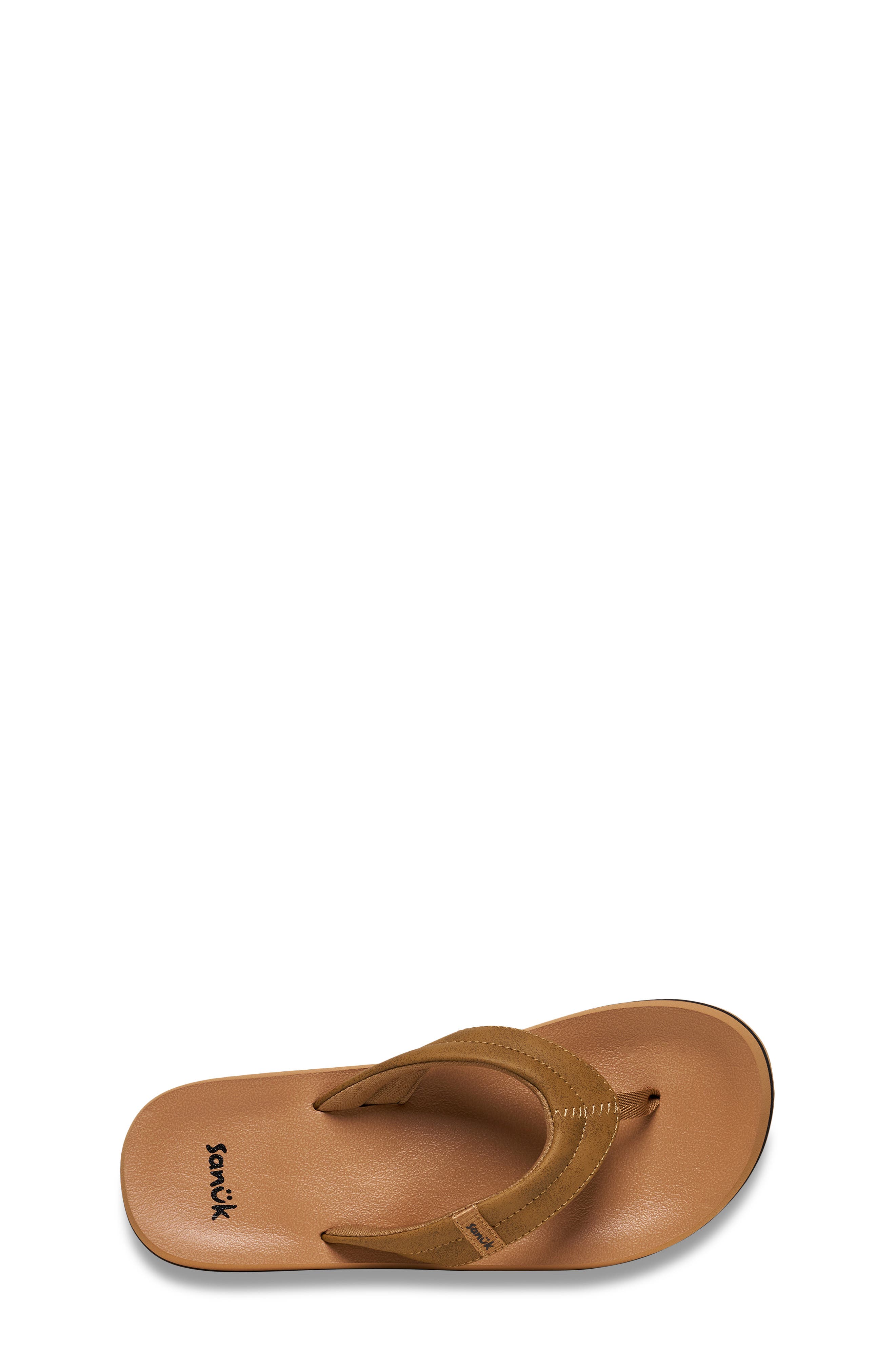 Wavy Flip Flop, Alternate, color, TAN