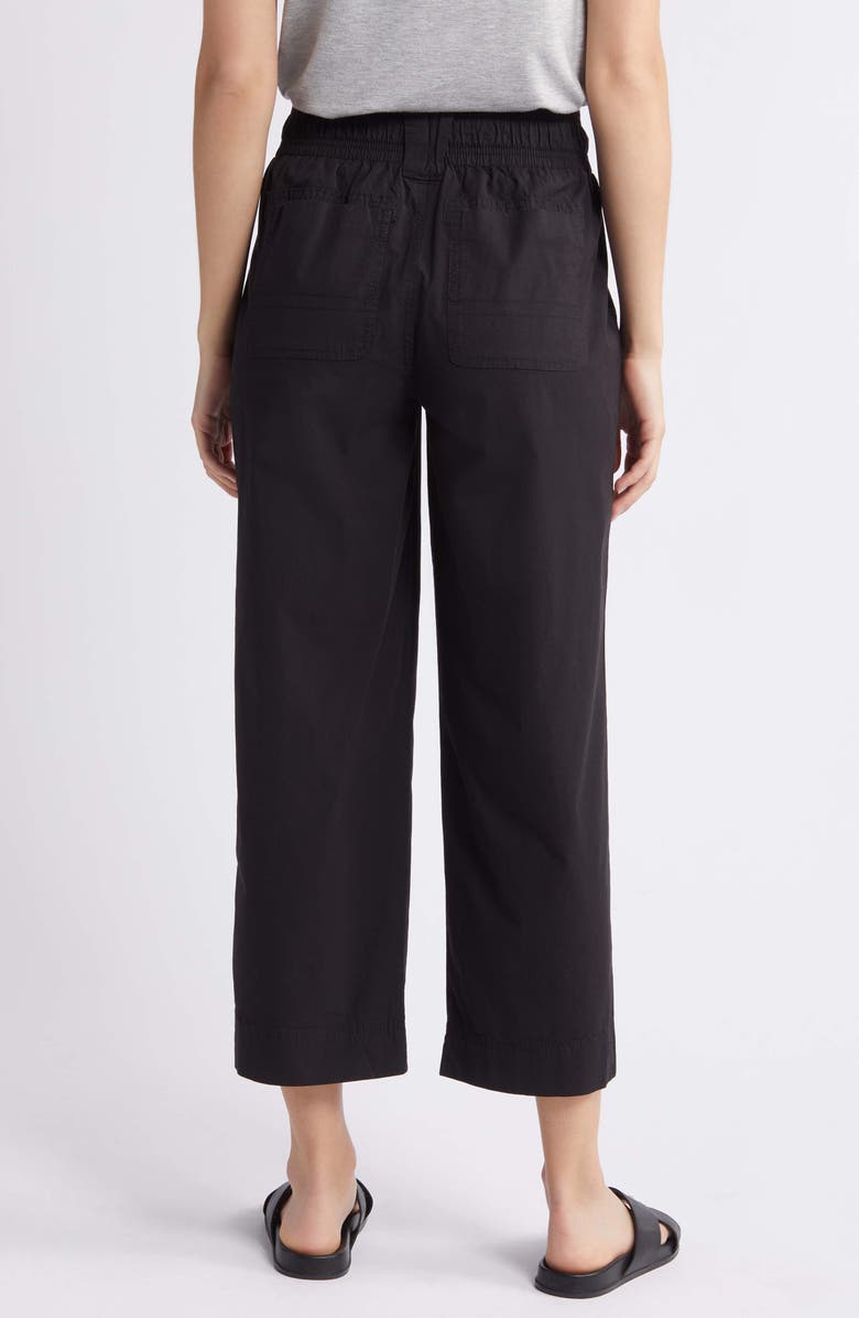 Wit & Wisdom Relaxed Straight Leg Pants, Alternate, color, Black