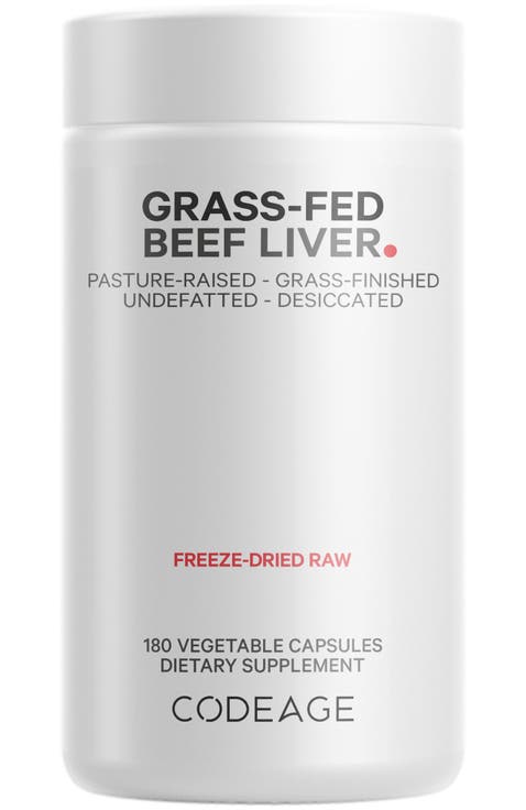 Grass-Fed Beef Liver Glandular Supplement