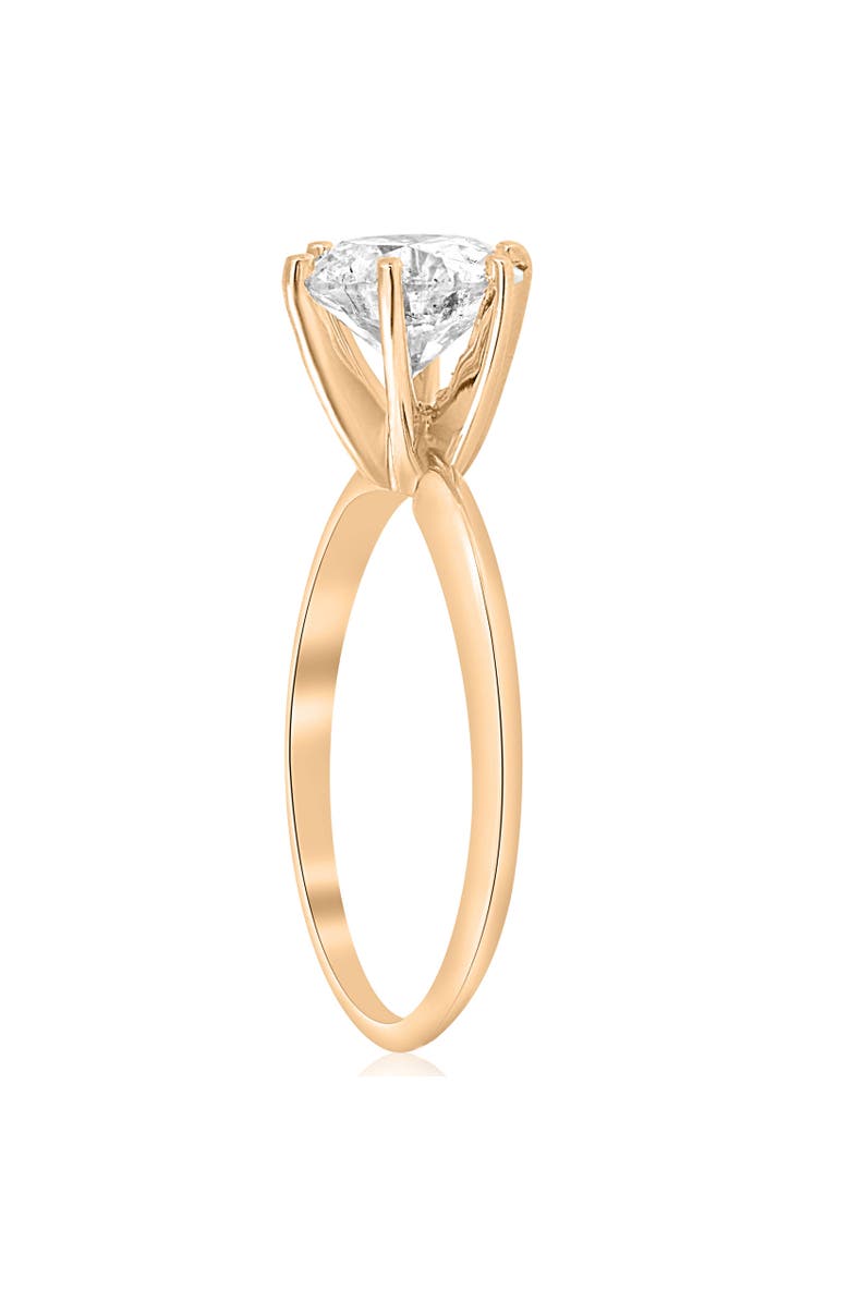 Bliss Diamond 14k Gold 1 1/2ct Round Solitaire Diamond Engagement Ring Lab Grown, Alternate, color,