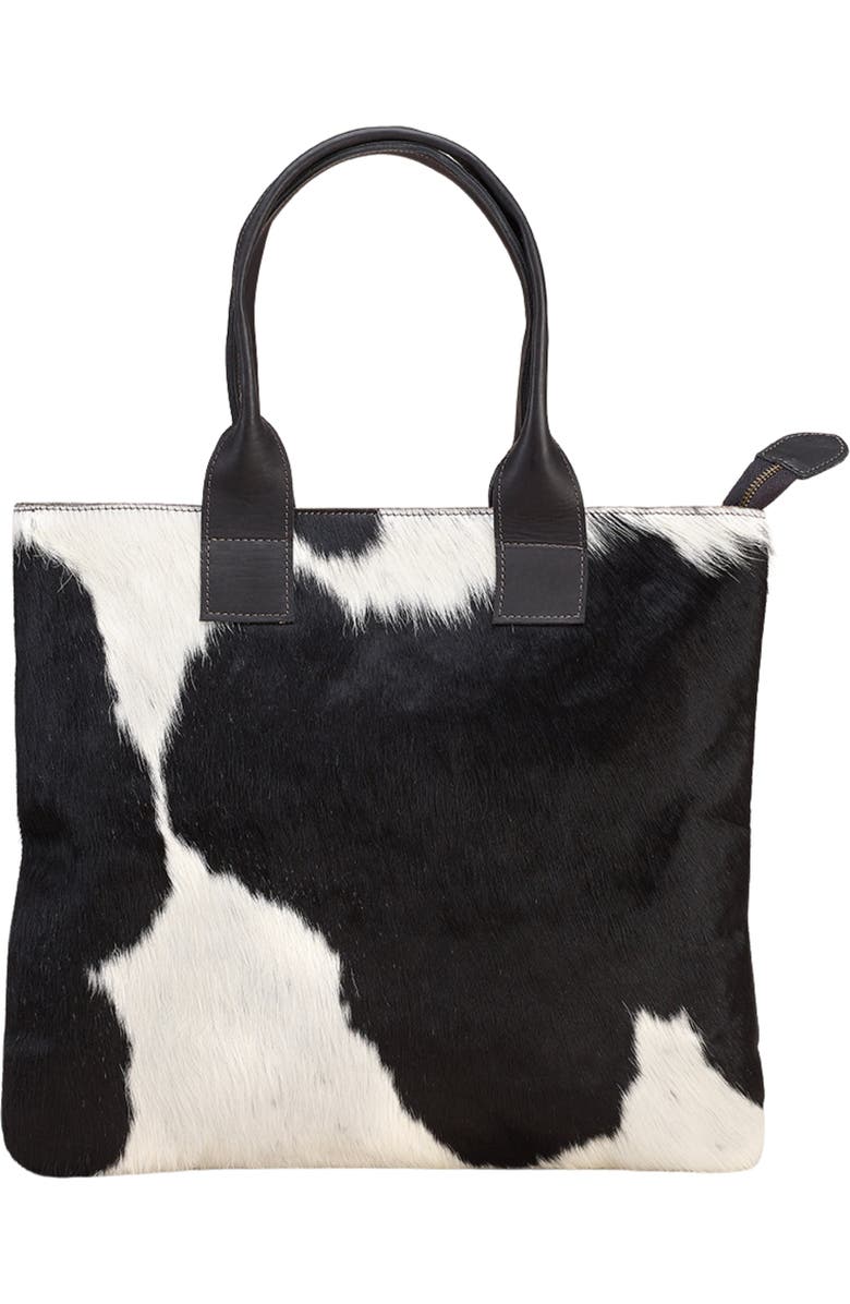 Sarep + Rose Cow Hair Tote, Alternate, color,