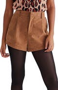 Free People Roma Faux Suede Shorts