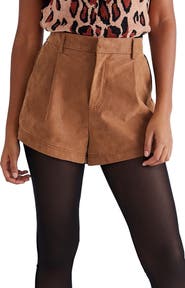 Free People Roma Faux Suede Shorts