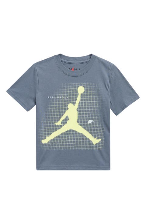 Kids' Jumpman Grid Blur T-Shirt (Little Kid)
