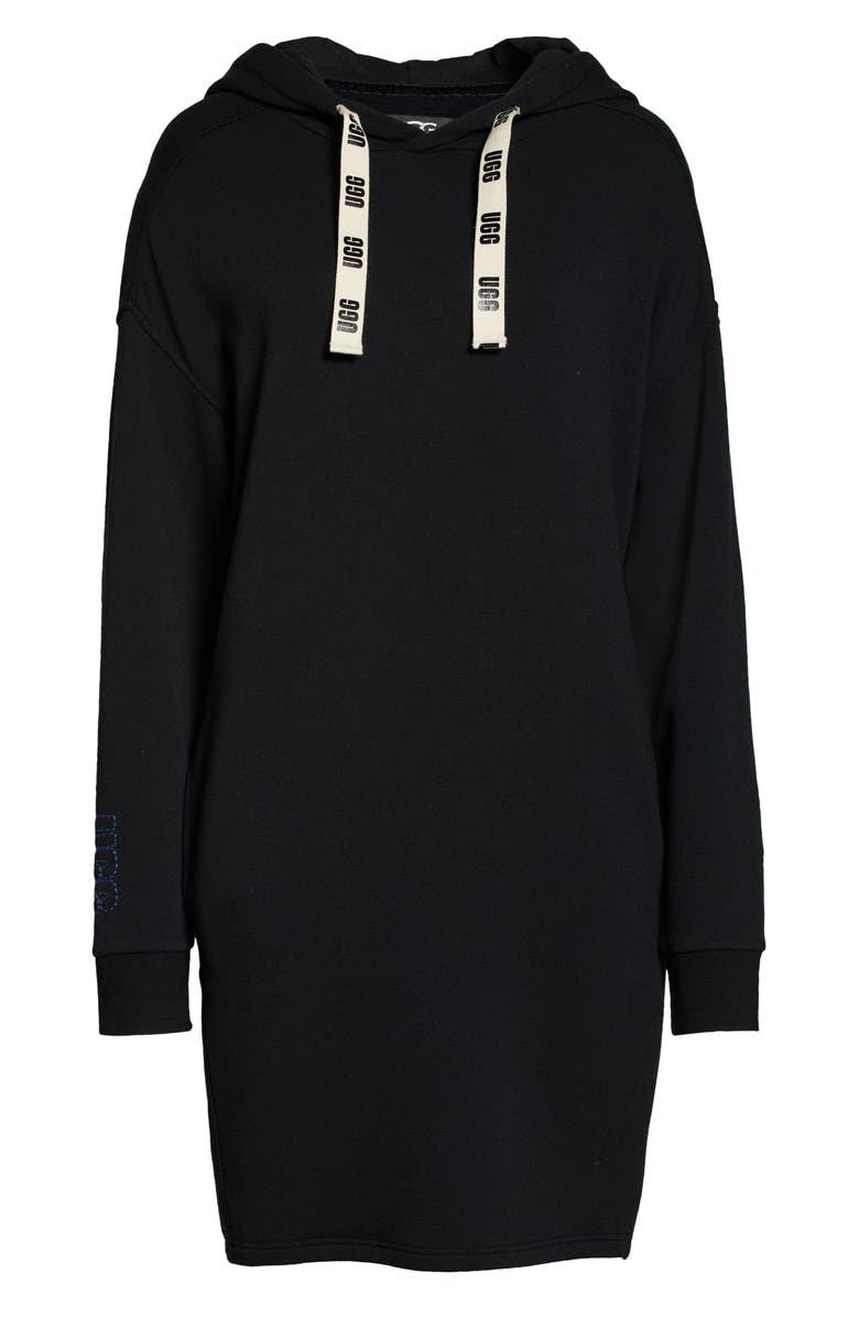 UGG<sup>®</sup> Aderlyn Fleece Lounge Hoodie Dress, Alternate, color,