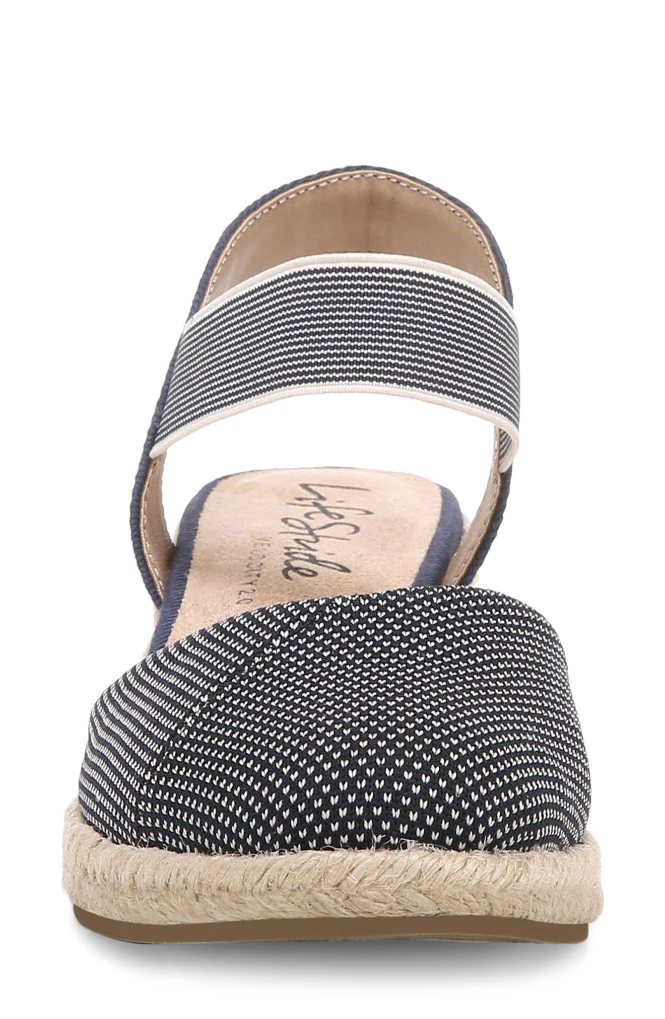 Kimmie Ankle Strap Espadrille Sandal, Alternate, color, NAVY