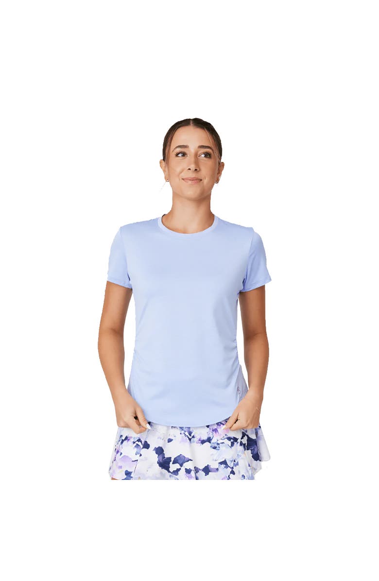Sofibella Lilac Dream Short Sleeve Womens Tennis Shirt, Main, color, Lilac Dream