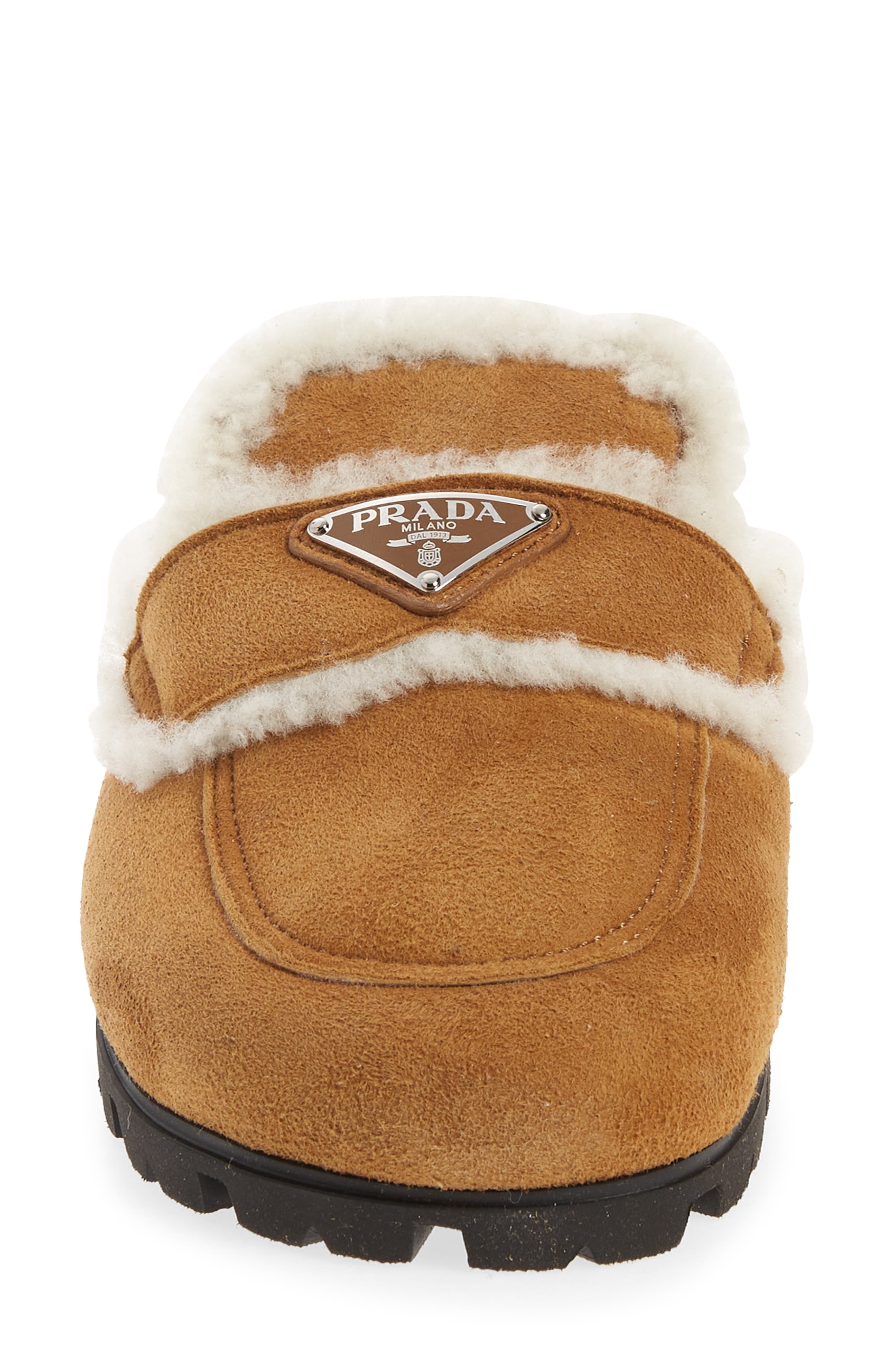 Fussbet Genuine Shearling Slipper, Alternate, color, COGNAC
