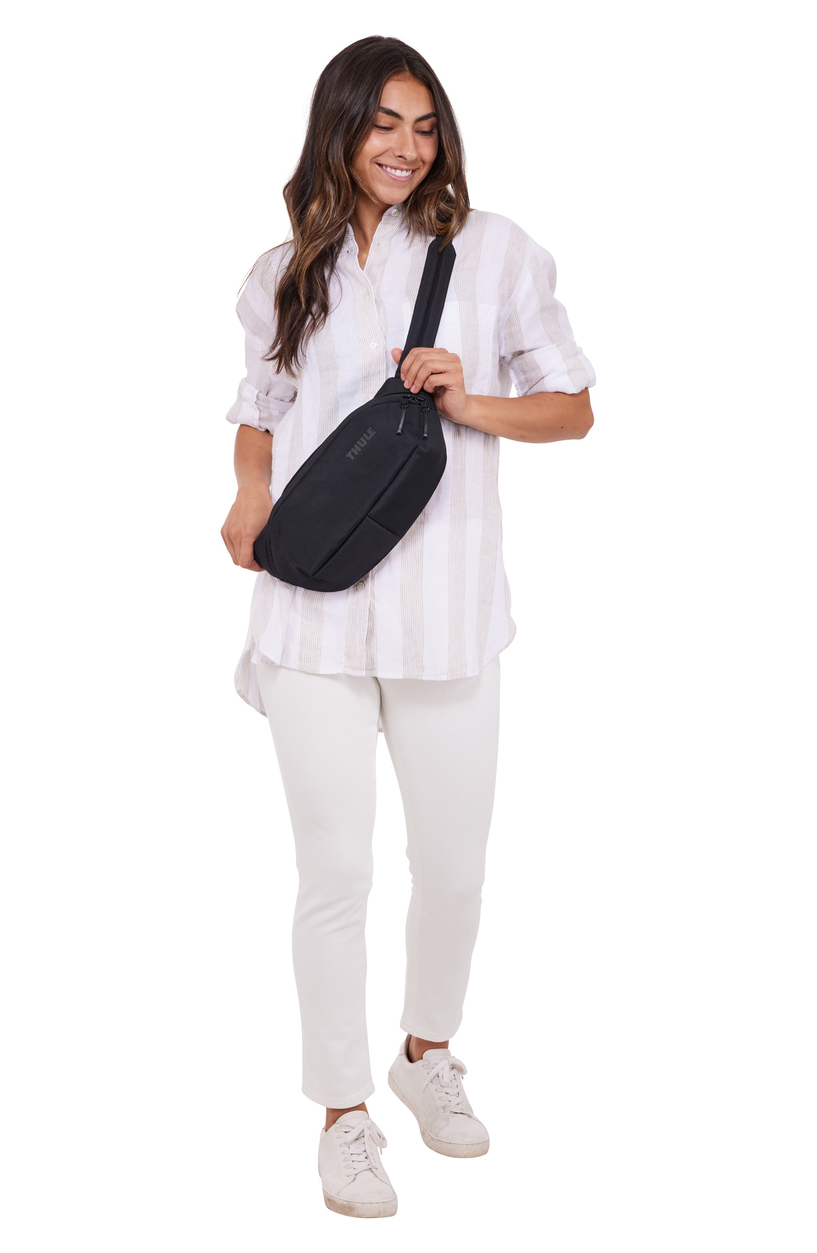 Thule Subterra 2 Nylon Sling Bag, Alternate, color, Black