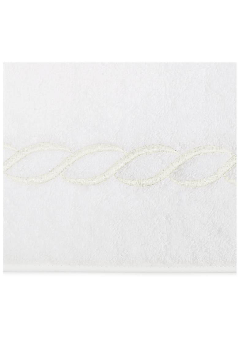 Classic Chain Wash Cloth, Alternate, color, WHITE