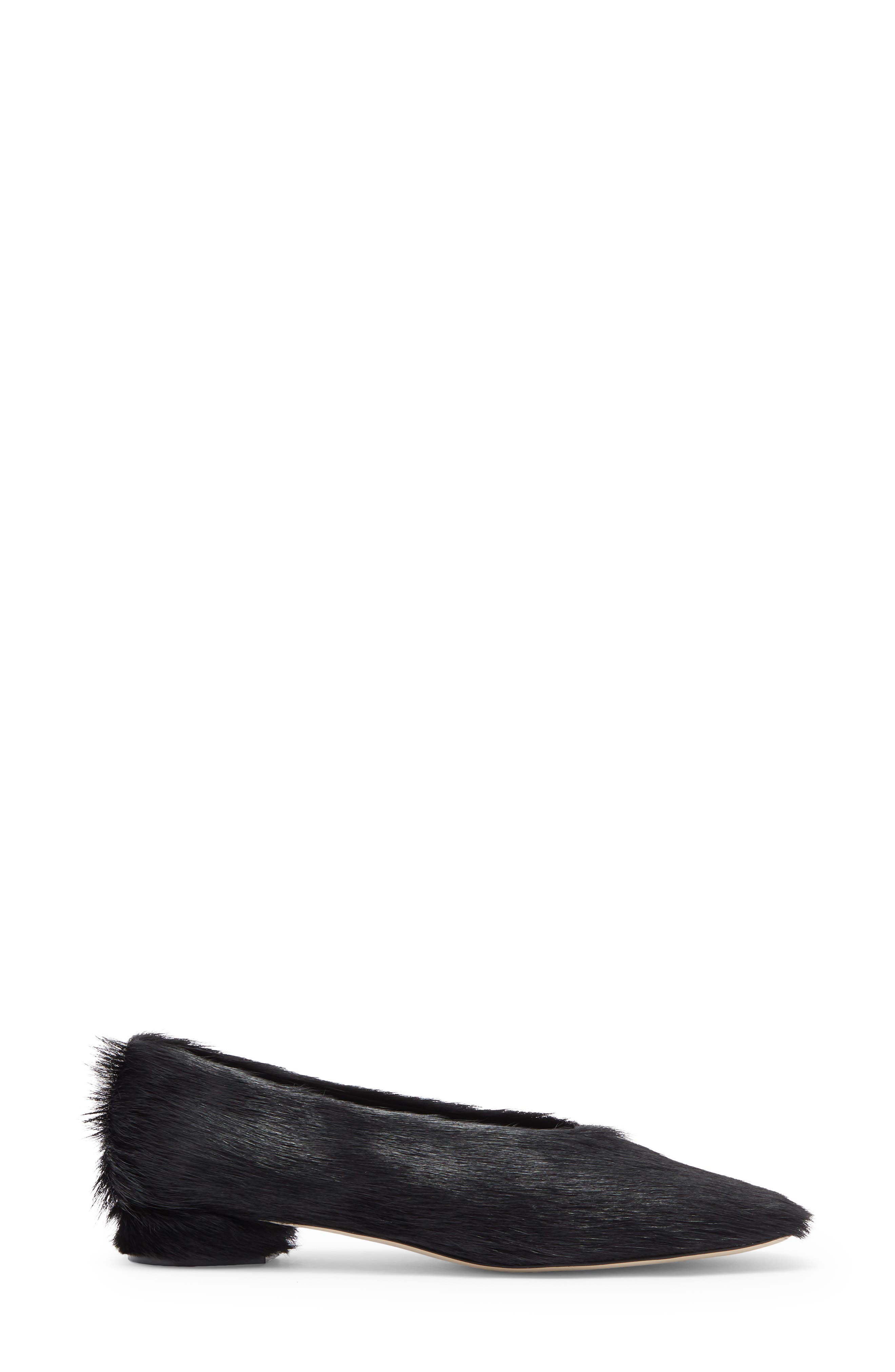 Jeffrey Campbell Trustee Genuine Calf Hair Pump, Alternate, color, Black Longhair