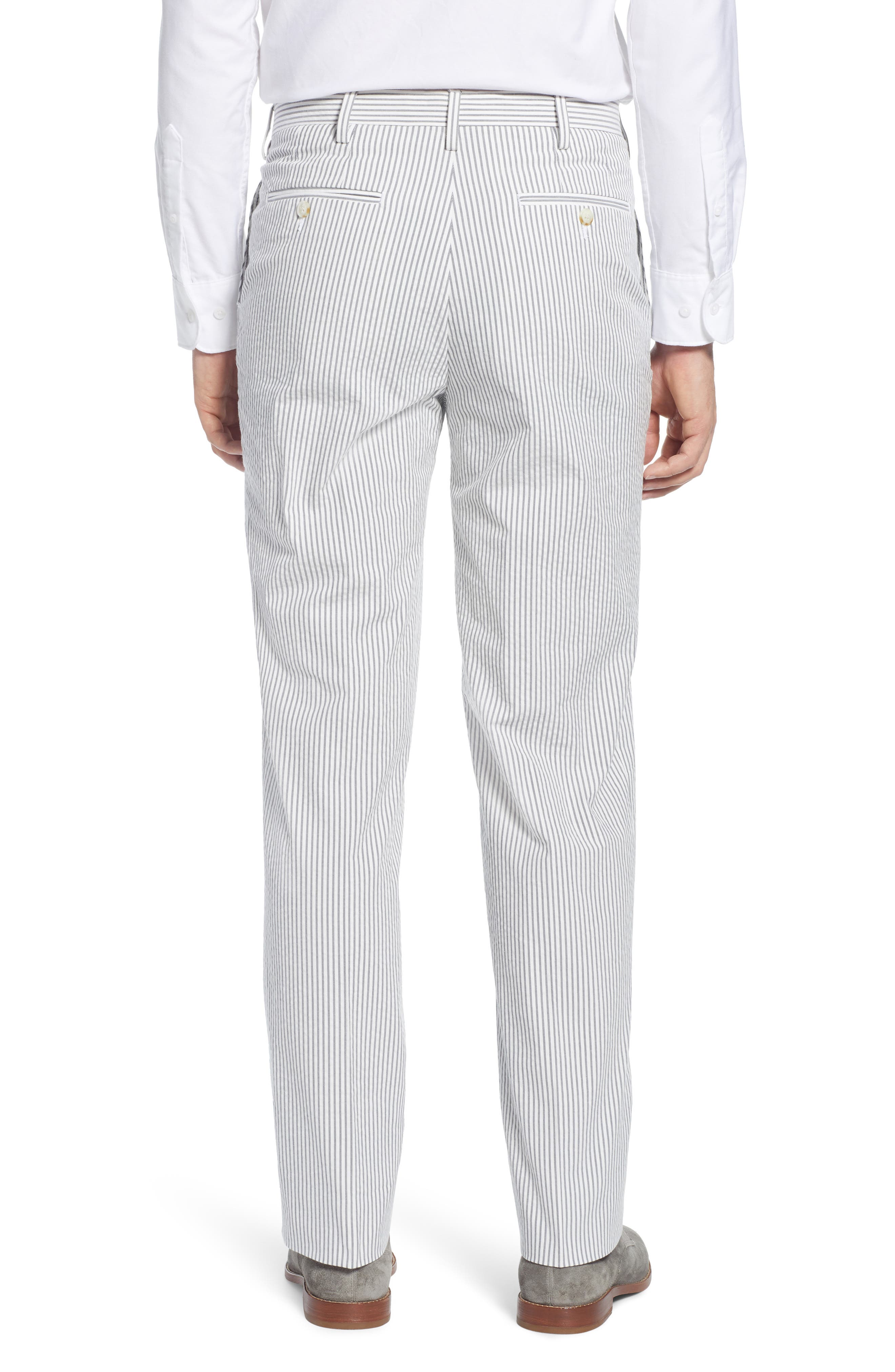 Flat Front Seersucker Pants - image 2