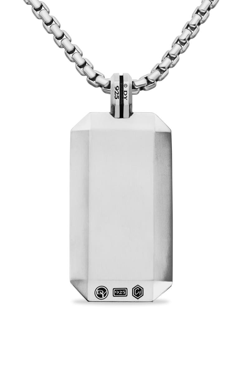David Yurman Forged Carbon Tag, Alternate, color,