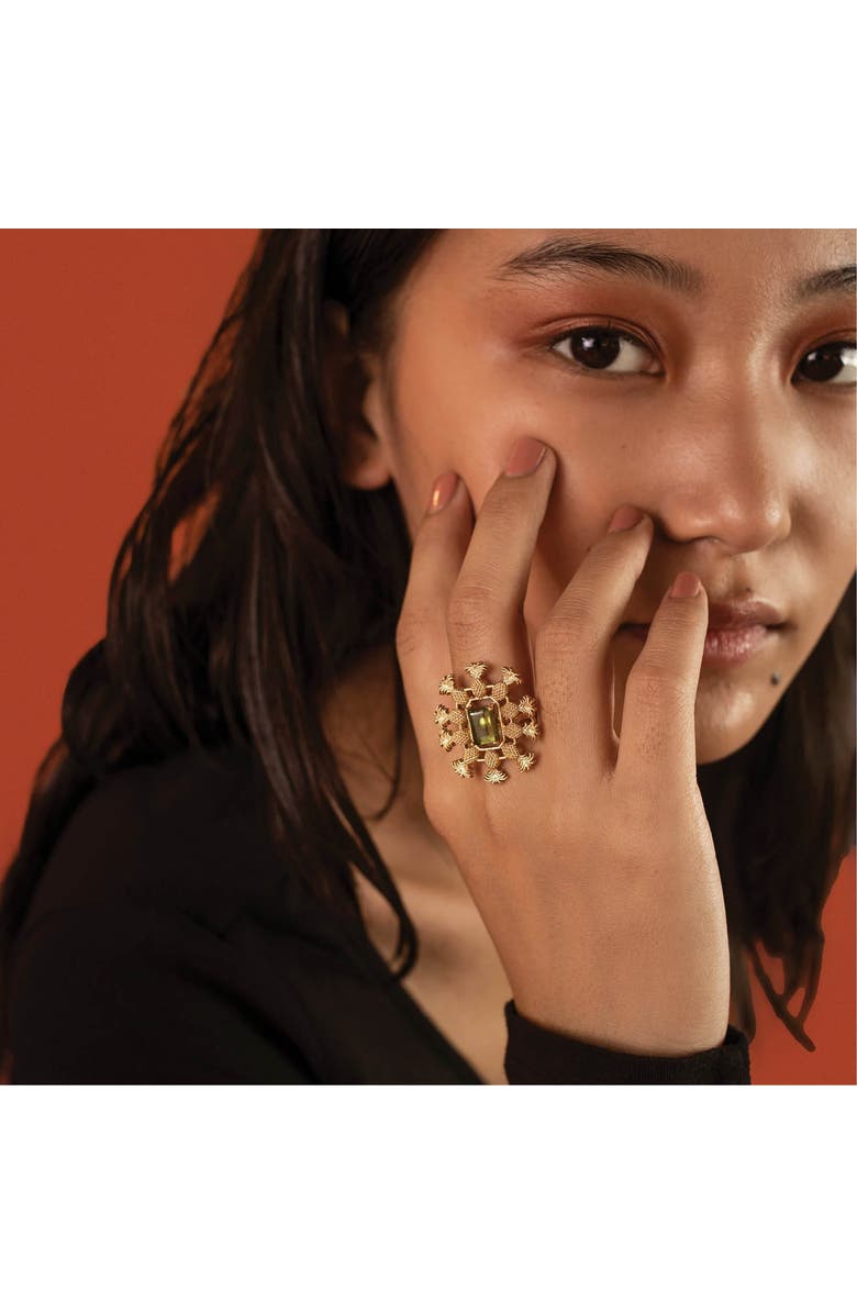 Dhwani Bansal PÏNA RING, Alternate, color, Gold Plated