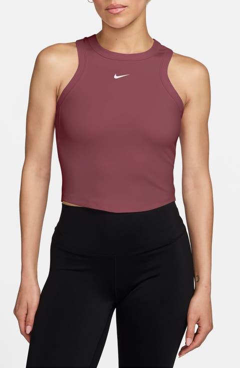One Fitted Dri-FIT Cropped Tank Top