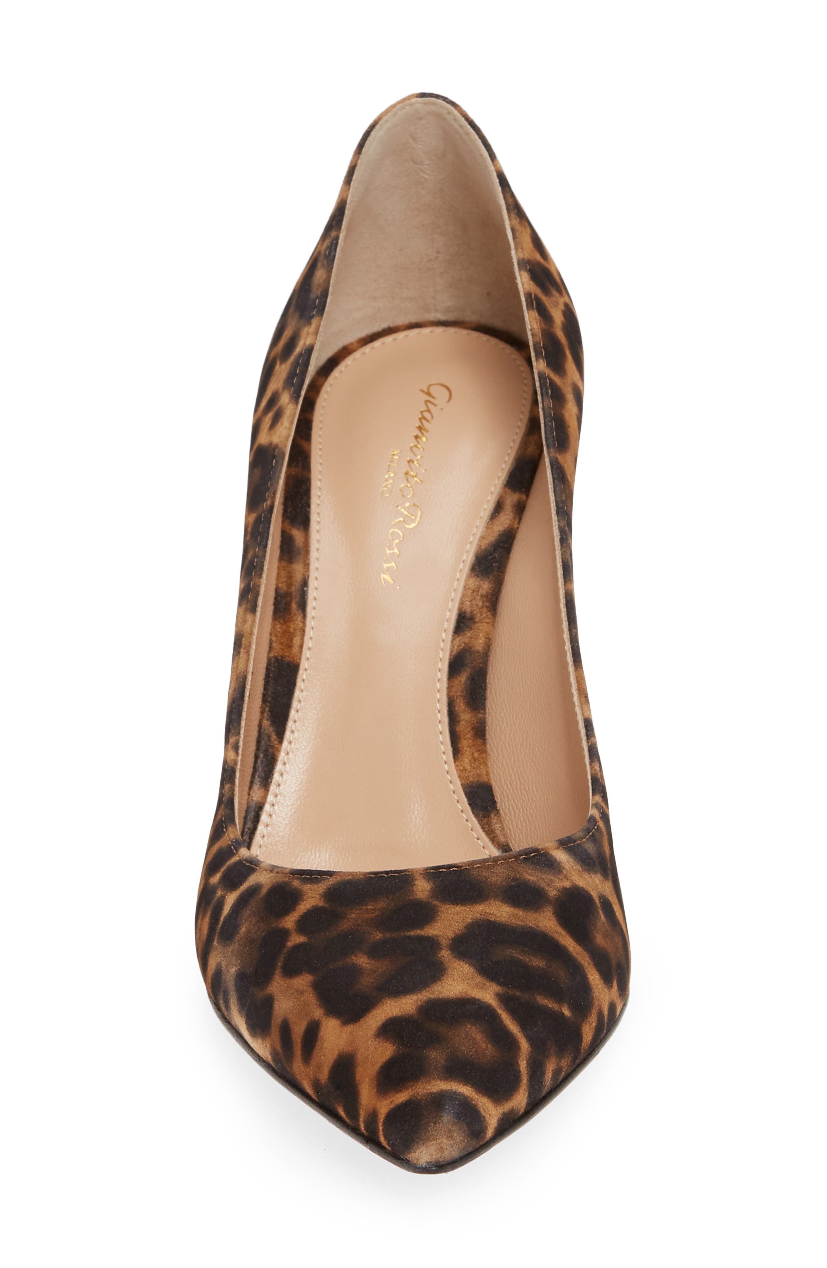 Gianvito 85 Pump, Alternate, color, LEOPARD