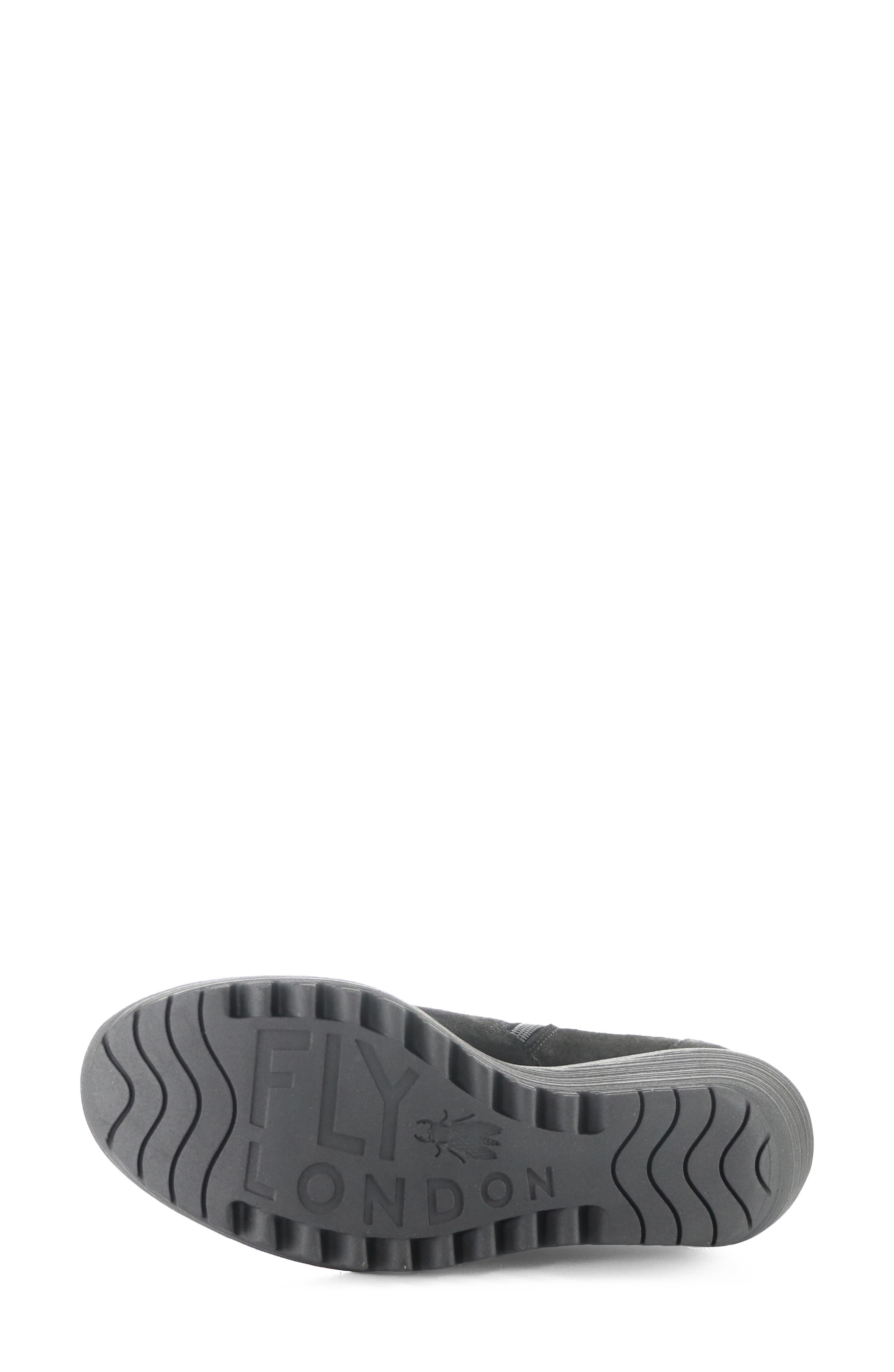 Loik Platform Wedge Bootie, Alternate, color, BLACK