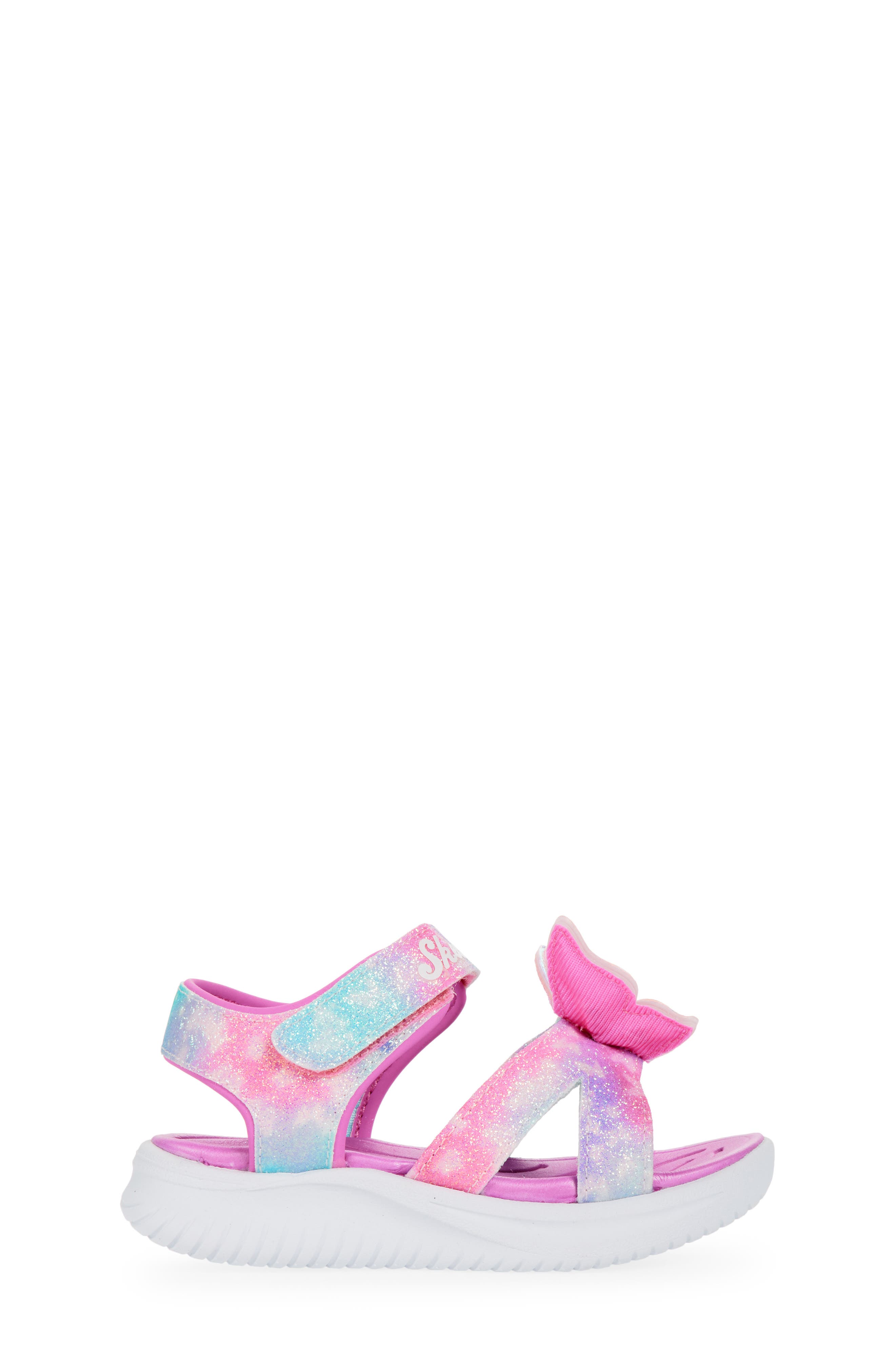 SKECHERS Kids' Jumpsters Light-Up Sandal, Alternate, color, Pink Multi