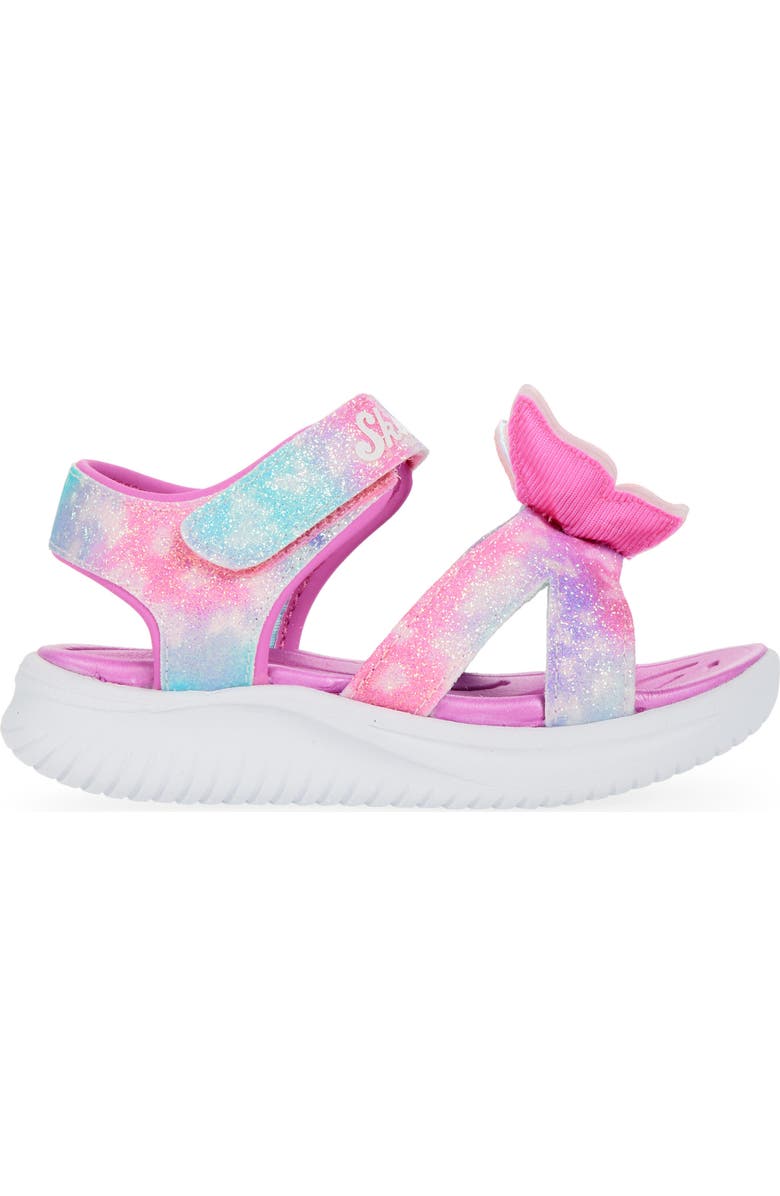 SKECHERS Kids' Jumpsters Light-Up Sandal, Alternate, color, Pink Multi