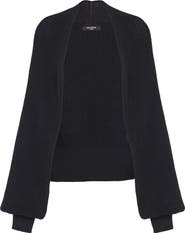 Balmain Ribbed knit bolero cardigan