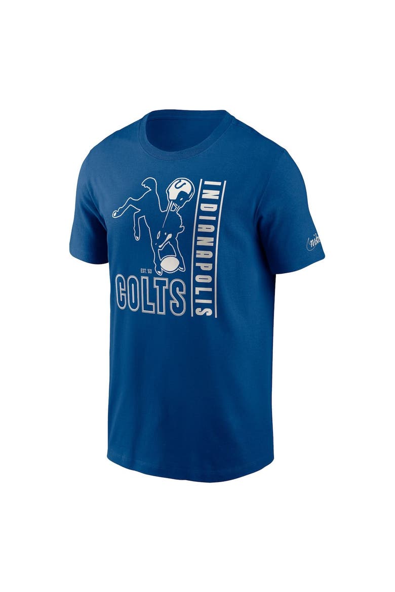 Men's Nike  Royal Indianapolis Colts Lockup Essential T-Shirt, Alternate, color, Royal