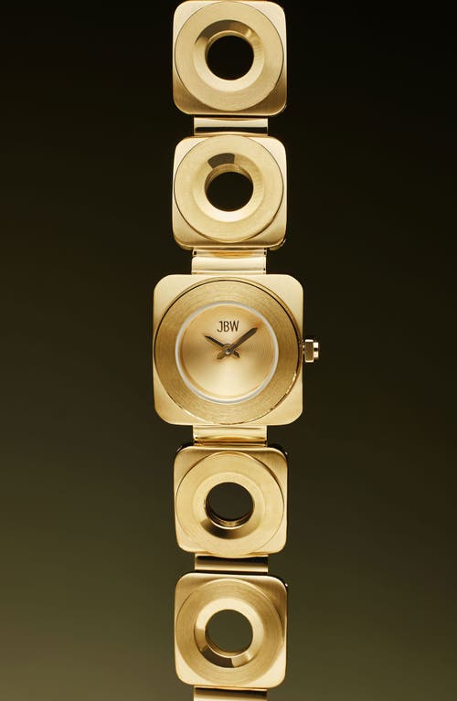 Jbw Chasm Bracelet Watch, 22mm In 18k Gold/gold
