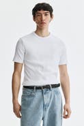 H&M Slim Fit Ribbed T-shirt