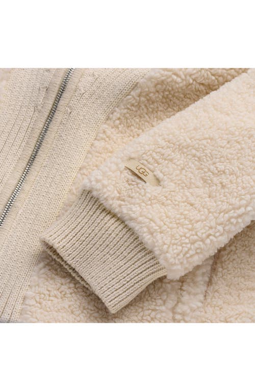 Ugg(r) Isannah Chateauknit Zip Sweater In White